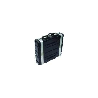 ROADINGER Kunststoff-Rack KR-19, 2HE, DD, schwarz	