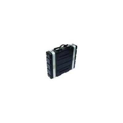 ROADINGER Kunststoff-Rack KR-19, 2HE, DD, schwarz	