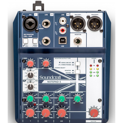 Soundcraft Notepad-5