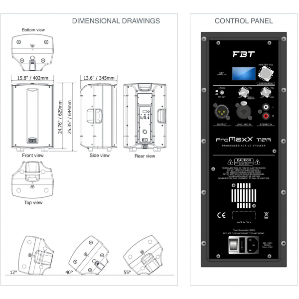 FBT ProMaxX 112A
