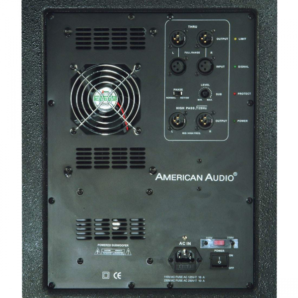 American Audio PXW 18P powered subwoofer