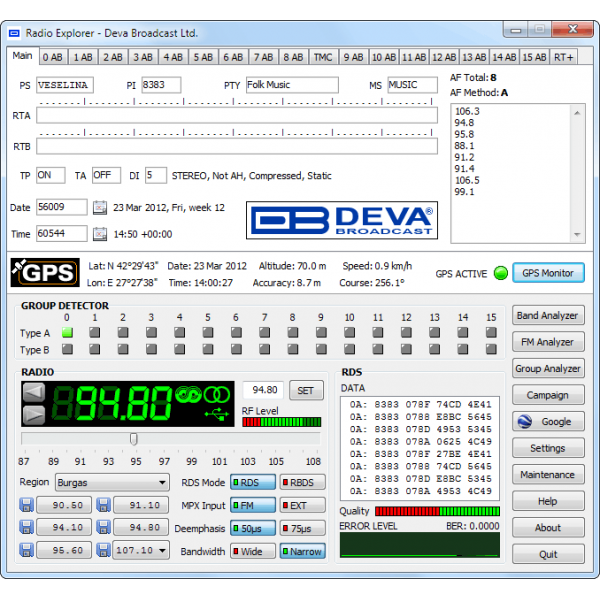 DEVA Broadcast Radio Explorer