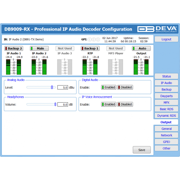 DEVA Broadcast DB9009-RX
