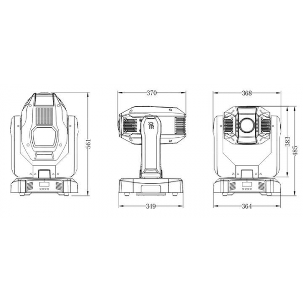 PR Lighting LED SPOT 400