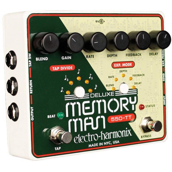ELECTRO-HARMONIX Deluxe Memory Man Tap Tempo 550-T