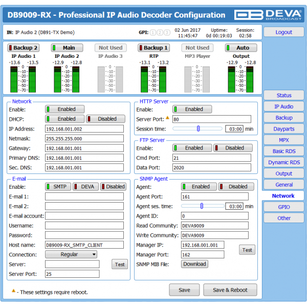 DEVA Broadcast DB9009-RX