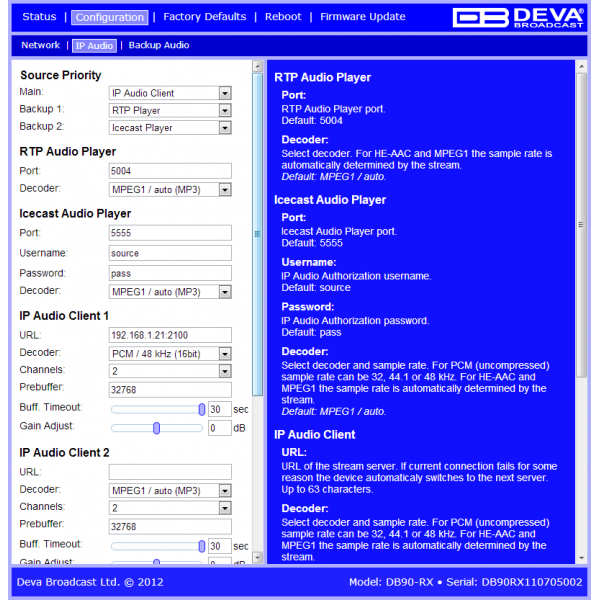 DEVA Broadcast DB90-RX