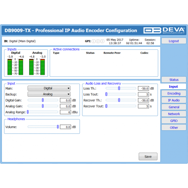 DEVA Broadcast DB9009-TX