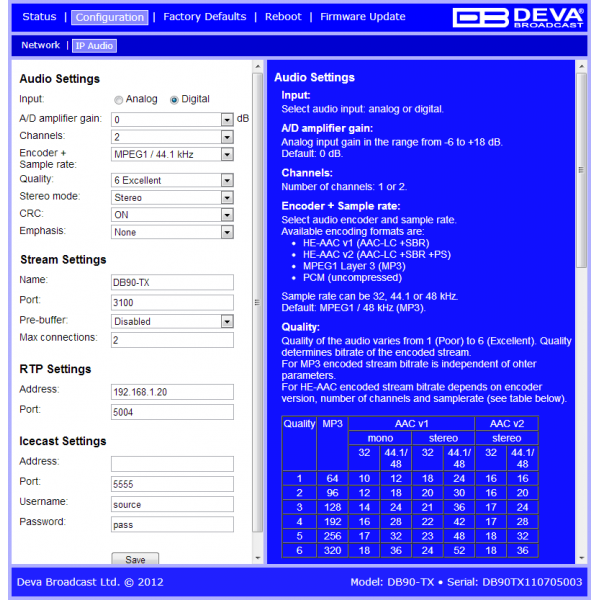 DEVA Broadcast DB90-TX