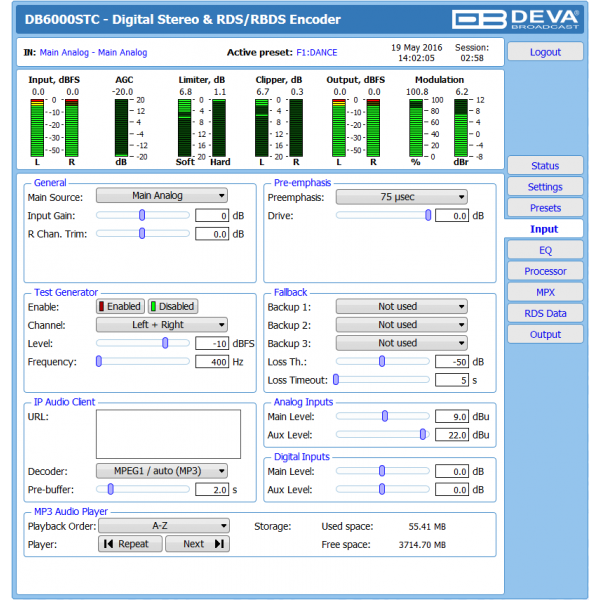 DEVA Broadcast DB6000-STC