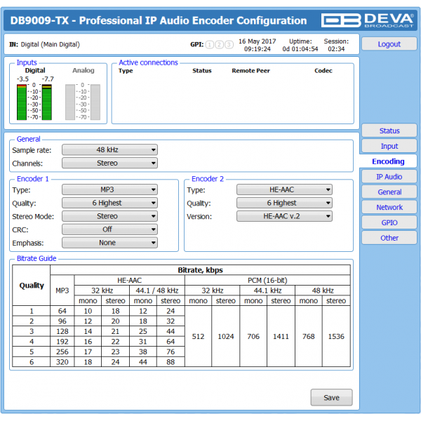 DEVA Broadcast DB9009-TX