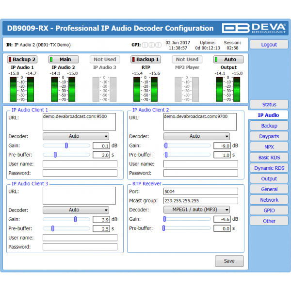 DEVA Broadcast DB9009-RX