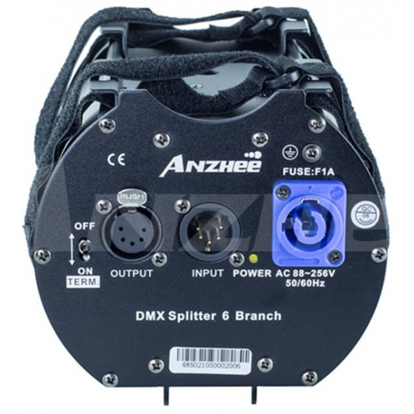 Anzhee DMX Splitter 6 Branch 5pin