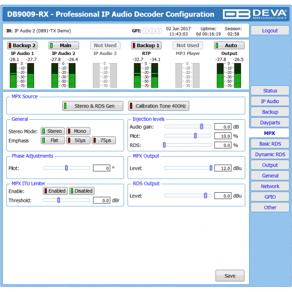 DEVA Broadcast DB9009-RX