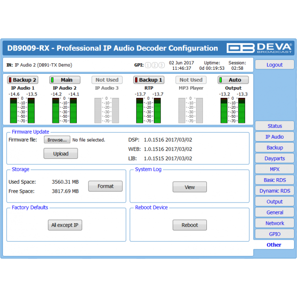 DEVA Broadcast DB9009-RX