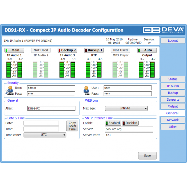 DEVA Broadcast DB91-RX