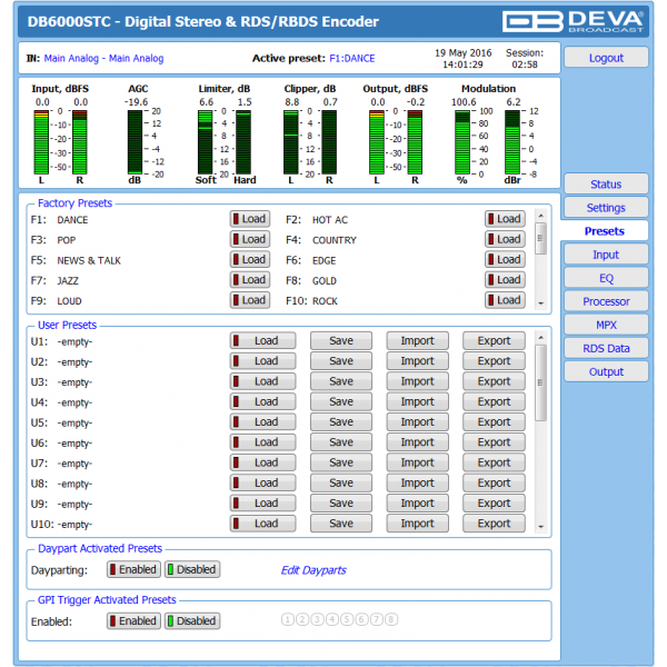 DEVA Broadcast DB6000-STC