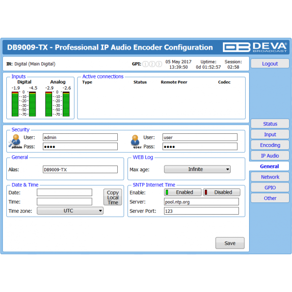 DEVA Broadcast DB9009-TX