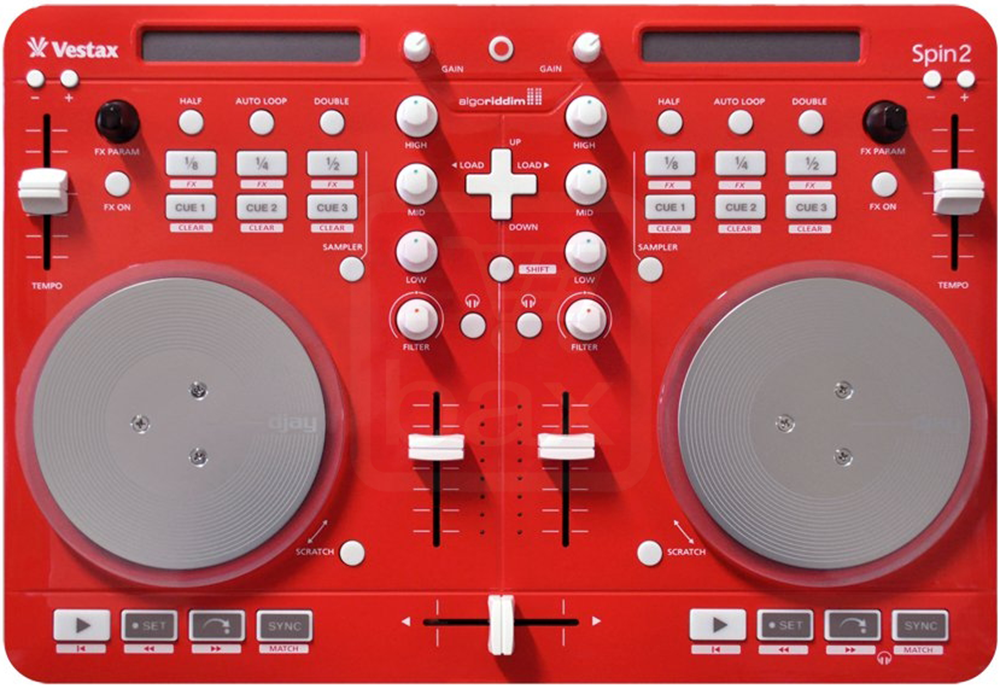 Vestax Spin2 DJコントローラー 限定色 レッド ios対応