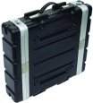 ROADINGER Kunststoff-Rack KR-19, 2HE, DD, schwarz	